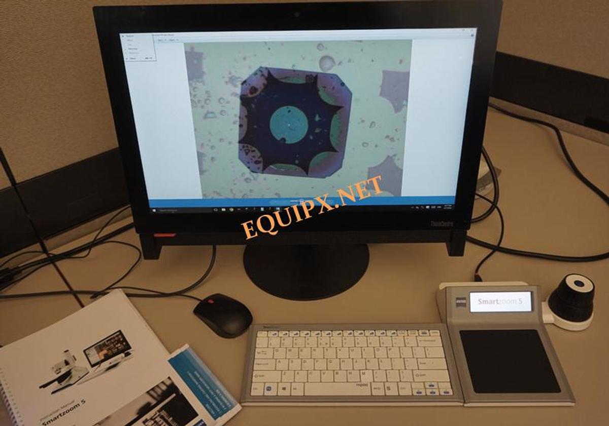 Used 2023 Zeiss SmartZoom 5 Digital Microscope with 2 objectives, scanning stage, 3D Stitching