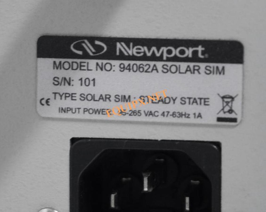 Used Newport 94062A SOL 2A, Class ABA solar simulator, 1000W, 6x6 collimated beam, Newport 69922 power supply (2007)