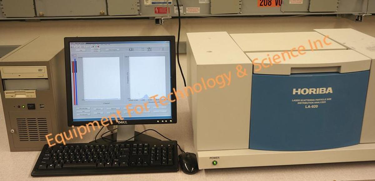 Used Horiba LA-920 particle size analyzer-range .02 to 2000um