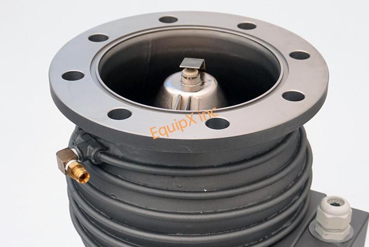 Used Varian VHS-4 diffusion pump, no.86460316, NEW , with extended cold cap, 208 V, single phase, ASA flange