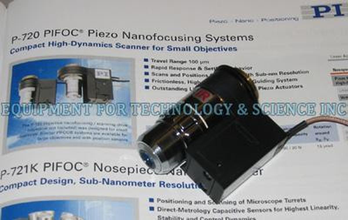 Used PI Physik P720.00 Piezoelectric PIFOC nanopositioning scanner