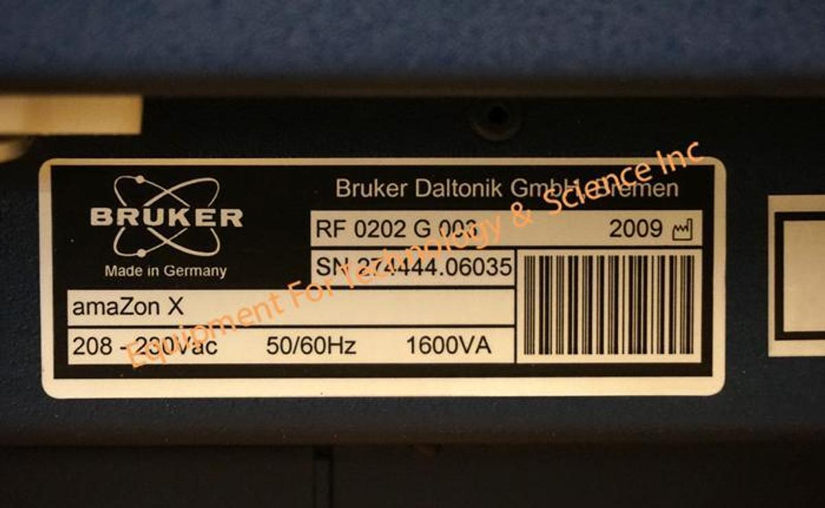 Used Bruker Amazon X Funnel Ion Trap mass spectrometer
