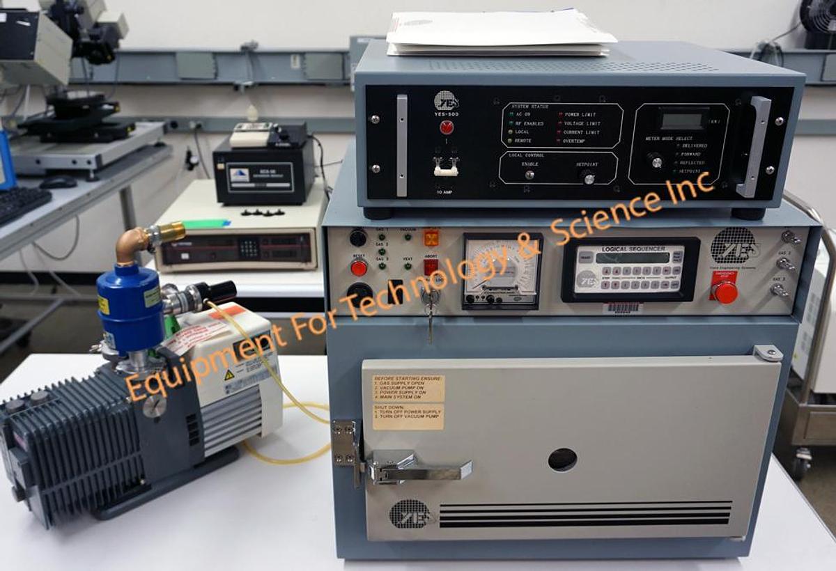 Used Yield Engineering R3 Plasma Cleaner with 500w power supply @ 50Khz
