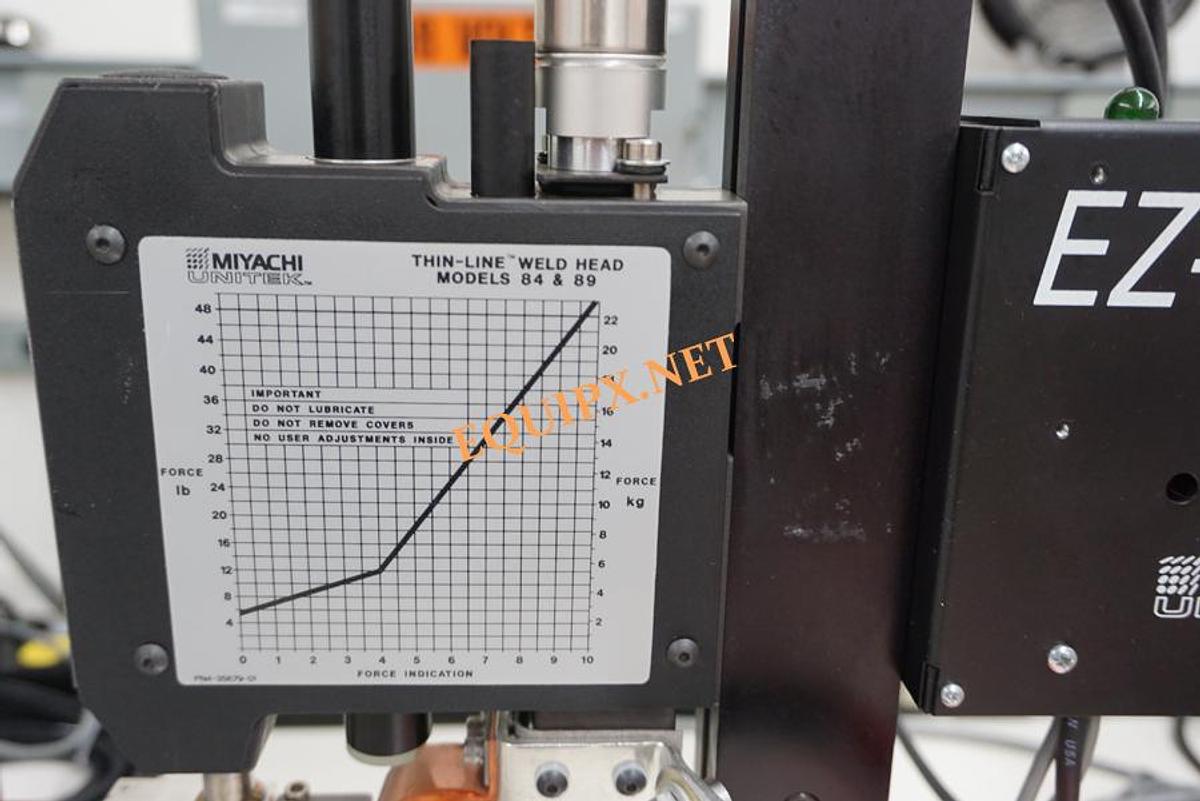 Used Miyachi Unitek 300ADP 300ws Capacitive Discharge Welder and 80A/EZ weld head