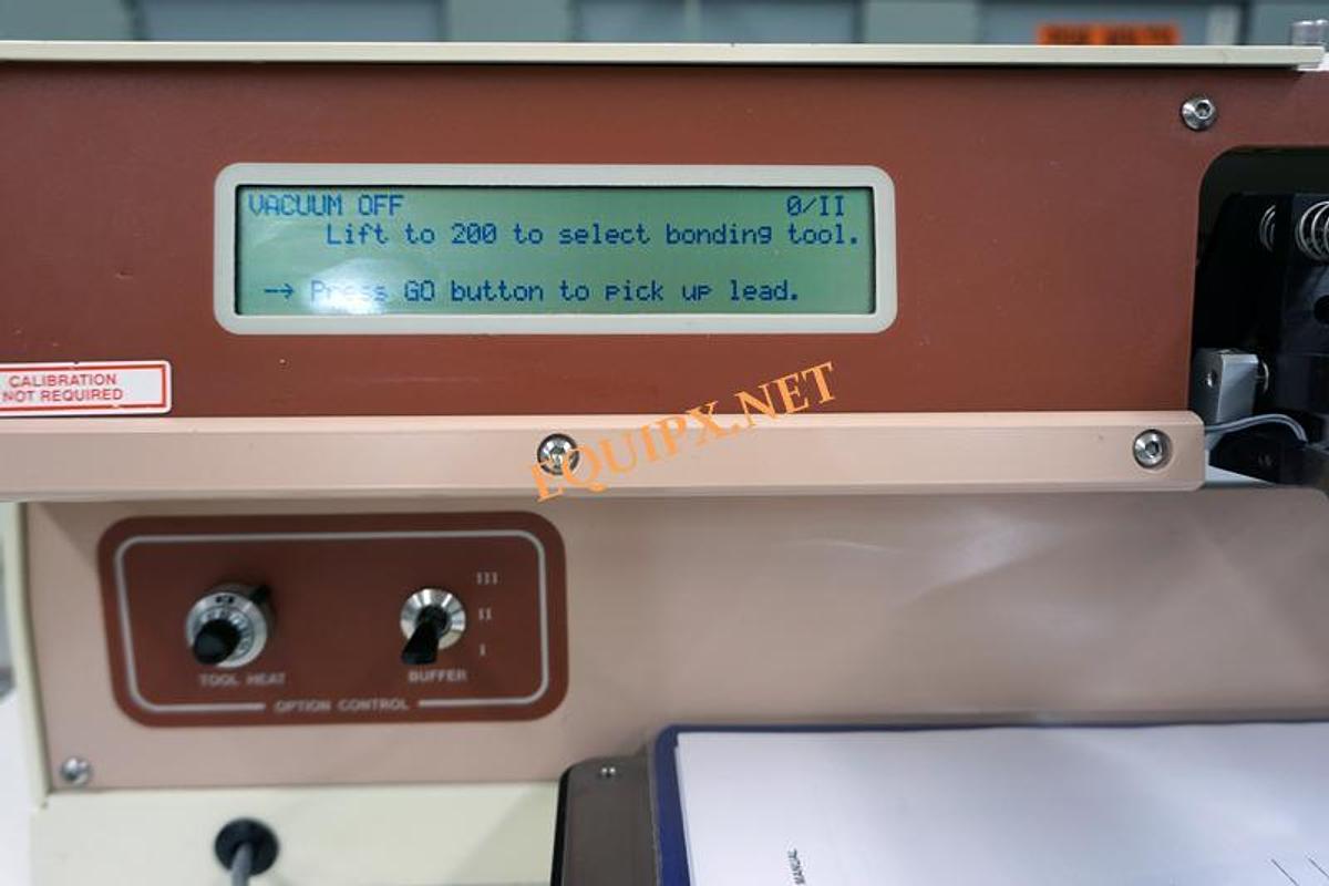 Used Westbond 7374B ultrasonic die bonder with heated tool