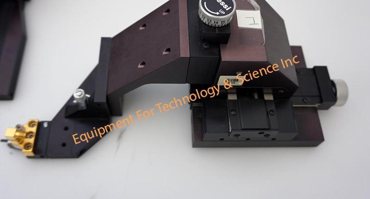 Used Alessi-Cascade MH5 Planarizable Microwave micropositioners with magnetic base- set of 4