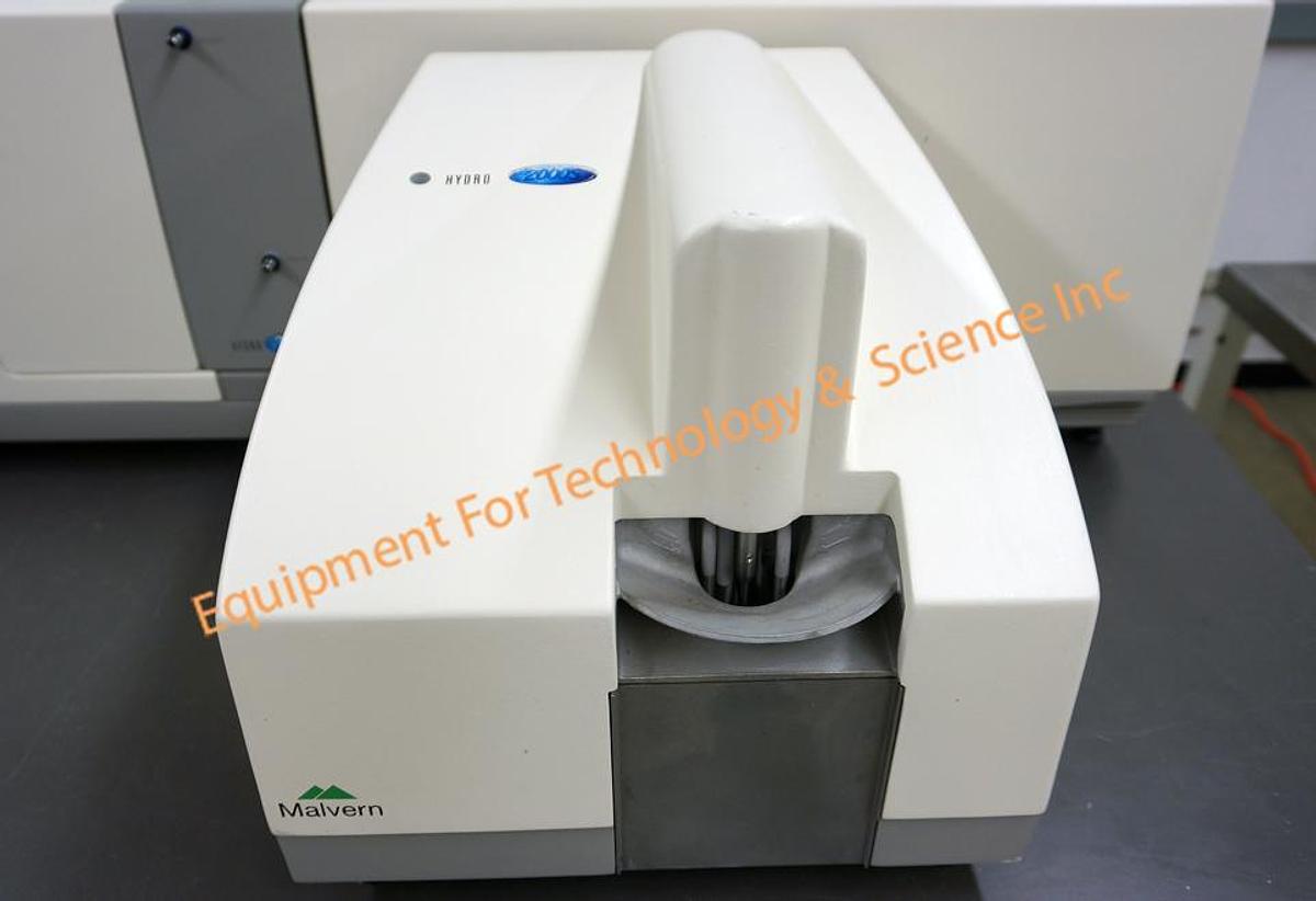 Used Malvern Mastersizer 2000 with 2000S Hydro liquid sampler .02-2000um (2011)