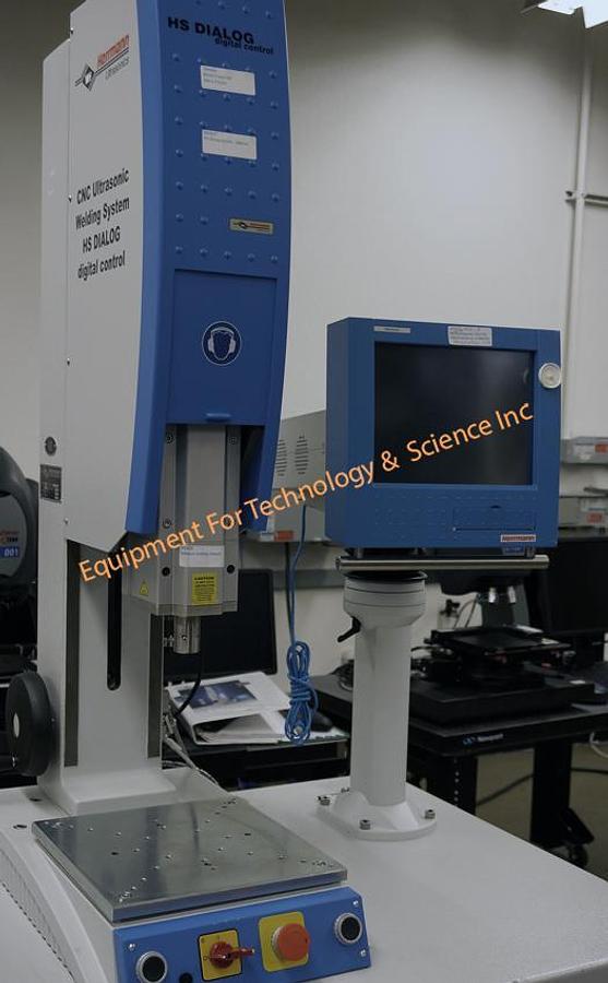 Used Hermann Ultrasonics HS Dialog d.c.5000, 20Khz, 5000watts, CNC Controlled, with sound enclosure