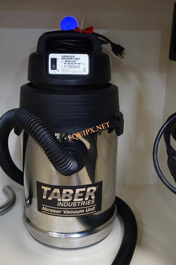 Used Taber 5155 Dual Platform Abraser including Quiet cabinet with vacuum