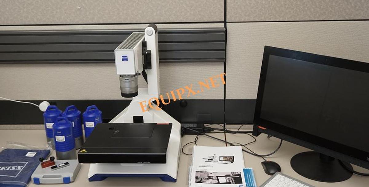 Used 2023 Zeiss SmartZoom 5 Digital Microscope with 2 objectives, scanning stage, 3D Stitching