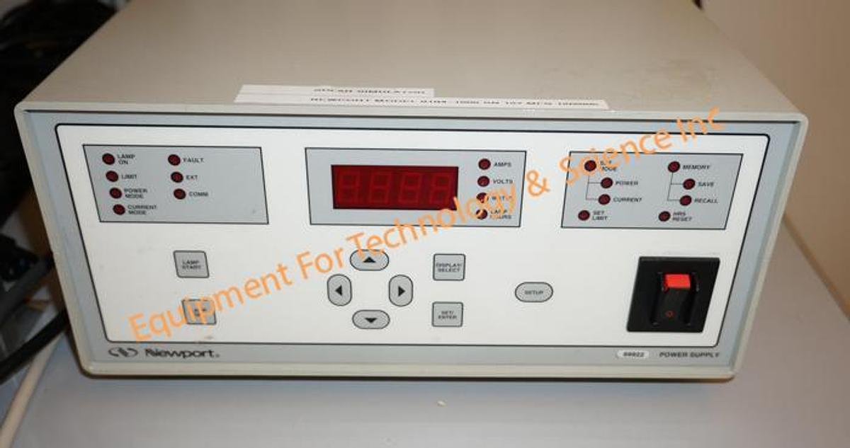 Used Newport Oriel Sol 3A 94063A solar simulator, 6x6 collimated beam, 69922 power supply, 1000w Xe lamp