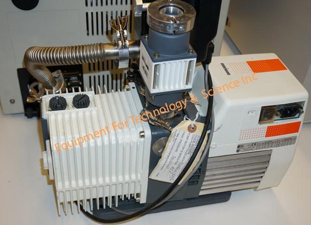 Used Varian 979 leak detector with internal turbo and Alcatel backing pump
