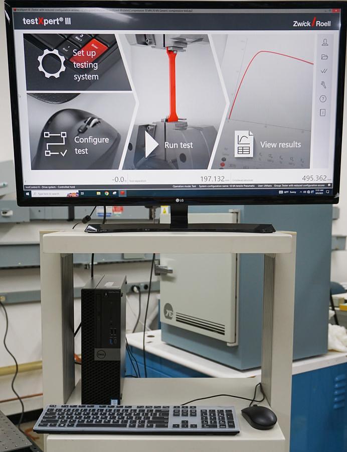 Used 2020 Zwick Roell ProLine Z010 Materials Tensile Tester – 10 kN