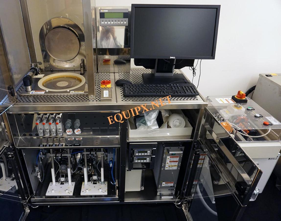 Used Suss Microtec Delta 80 Gyrset phtoresist coater with two dispense pumps