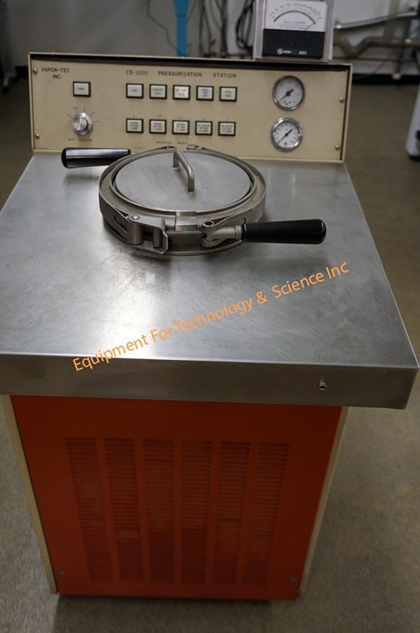 Used VaporTec CS-1000 Pressurization system for leak testing