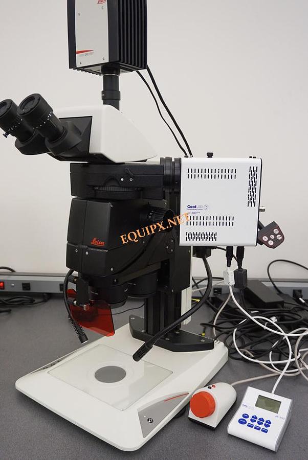 Used Leica M205FCA Fluorescence microscope with DFC 7000T camera and Cool LED pE300