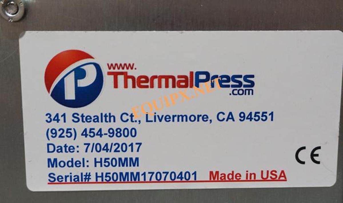 Used Thermal Press H50MM with H frame construction