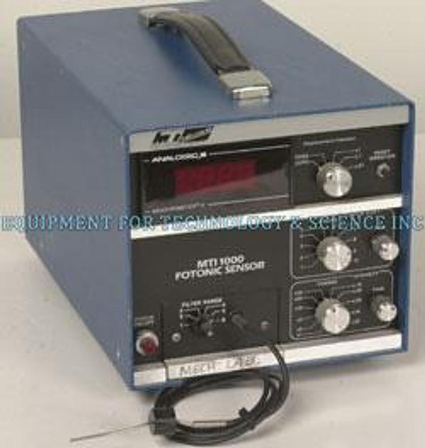 Used MTS Systems Corporation MTI-1000 Digital Vibration and Displacement Senor