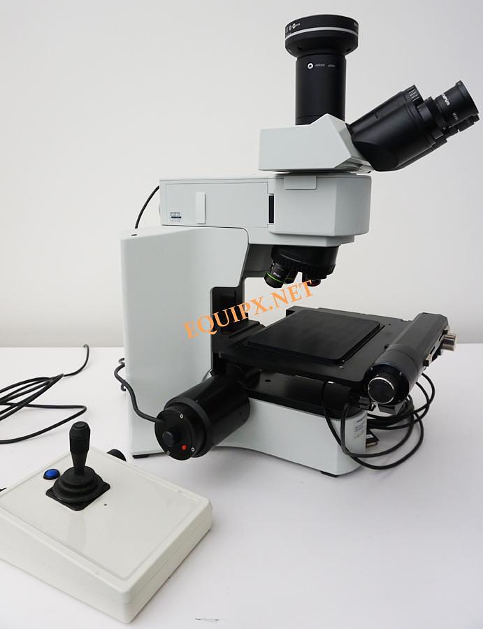 Used Olympus BX41M-LED metallurgical microscope with Olympus UC-30 3.2mp color camera