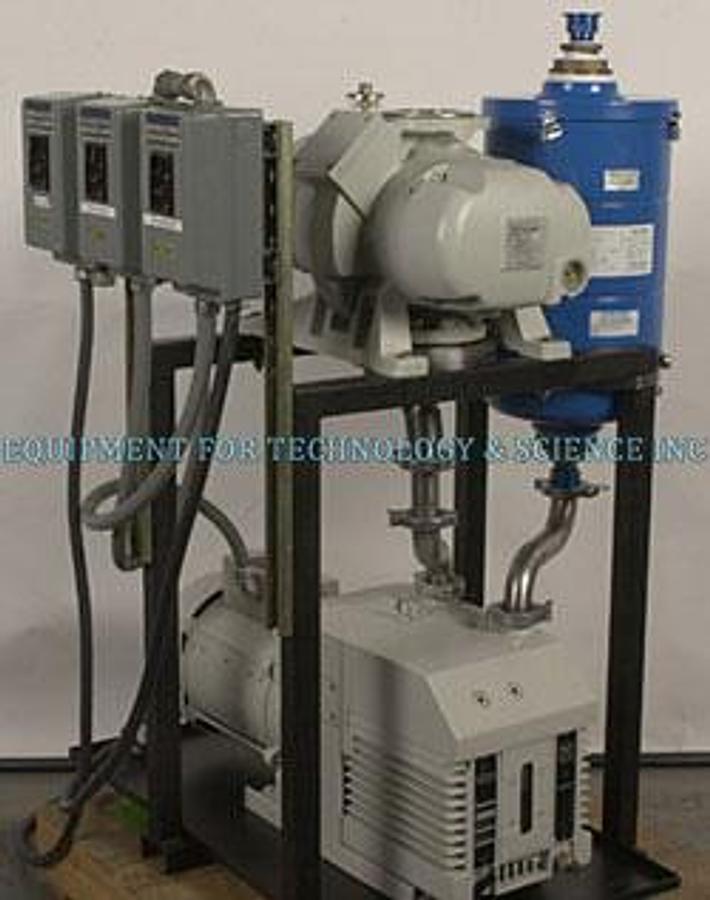 Used Leybold D40B 32.5cfm Vacuum Pump and WAU-251 Blower