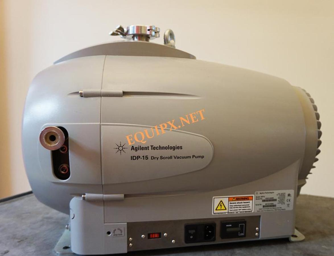 Used Agilent IDP15 scroll pump- Refurbished with new tip seals 9.1CFM  ultimate vacuum <15mtorr