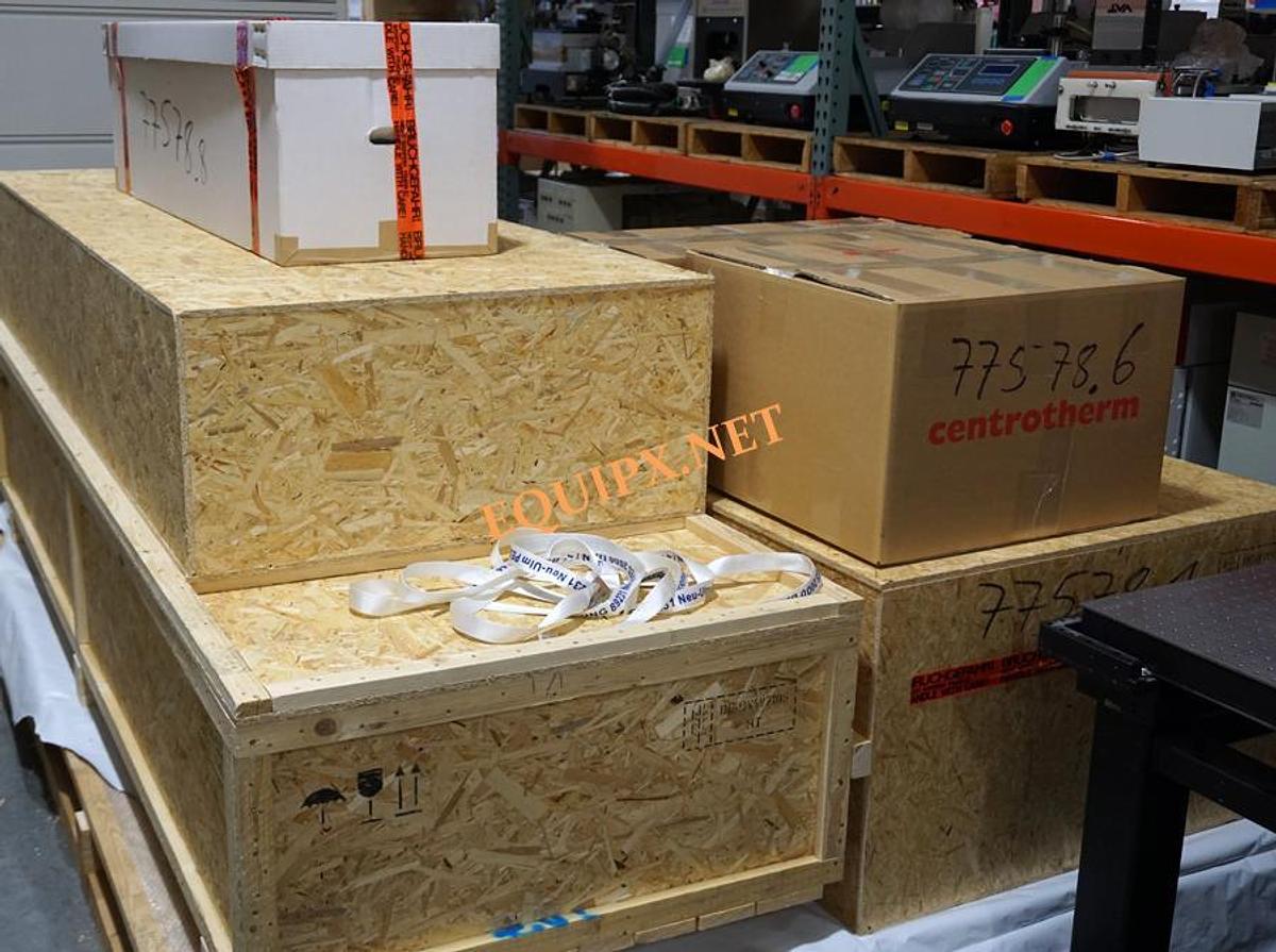 Used Centrotherm Photovoltaics diffusion oxidation furnace with 2 oxidation tubes NEW STILL IN ORIGINAL CRATES