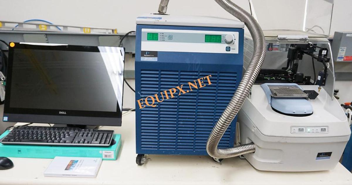 Used Perkin-Elmer DSC8500 Differential Scanning Calorimeter with Polyscience VLT-100 Cooling Unit and software