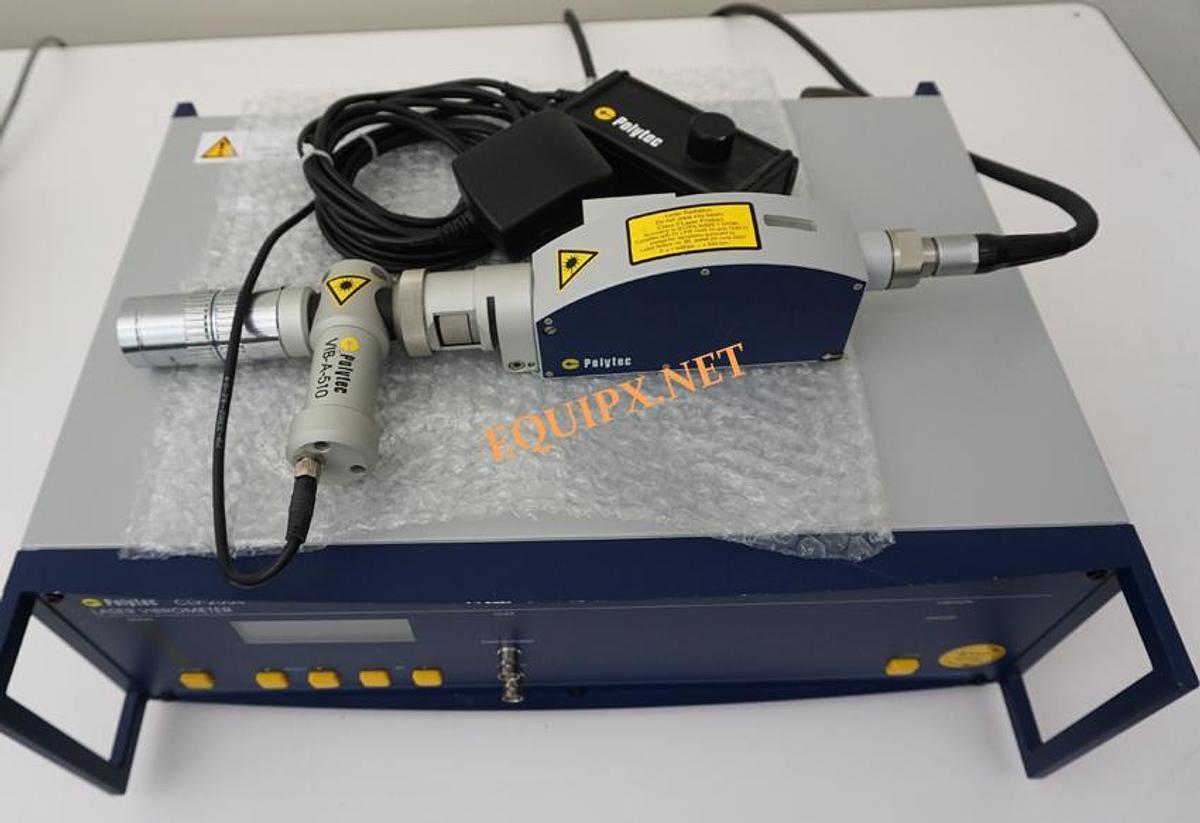 Used Polytec CLV-2534 laser vibrometer with VIB-A-510 sensor head (2012) with Panel 2.4 software