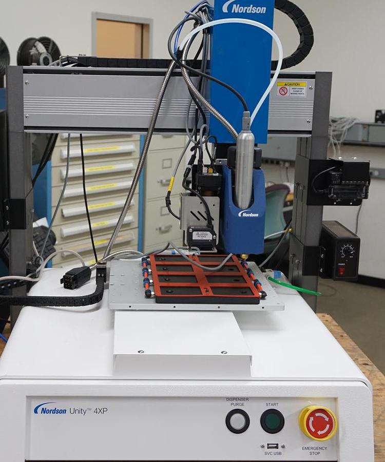 Refurbished Nordson Unity 4XP Automated dispenser with Keyence Laser height detection