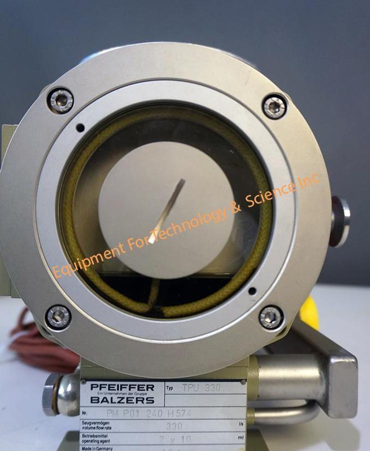 Used BALZERS- Pfeiffer TPU-330 Turbo Pump- DN100 Conflat-inlet flange- NEW