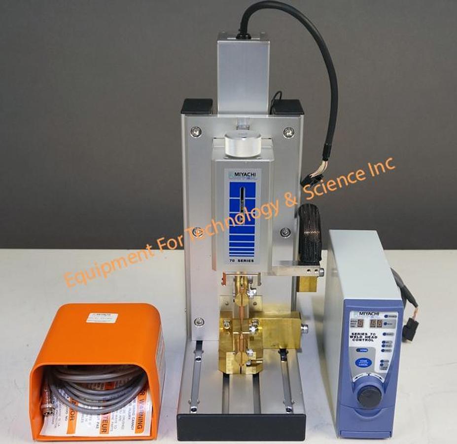 Used Miyachi Unitek model 73 servo driven opposed gap weld head (NEW)