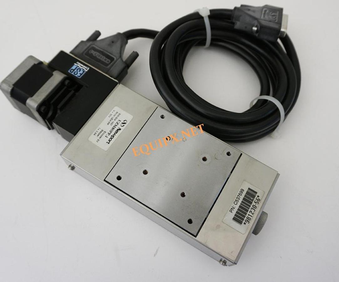 Used Newport UZM80PP.1 Z-axis Vertical Translation Stage with 4mm travel and 0.1um resolution