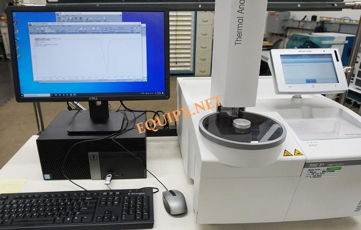 Used 2019 Mettler DSC 3+ with STARe software and Huber TC45 Immersion Cooler (2019)