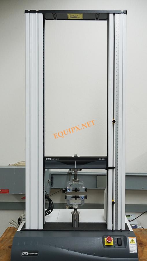 Used Instron 3365 with 5kN (1125lbs) capacity, 2kN load cell,  and PC with Bluehill 3 software  (2016)