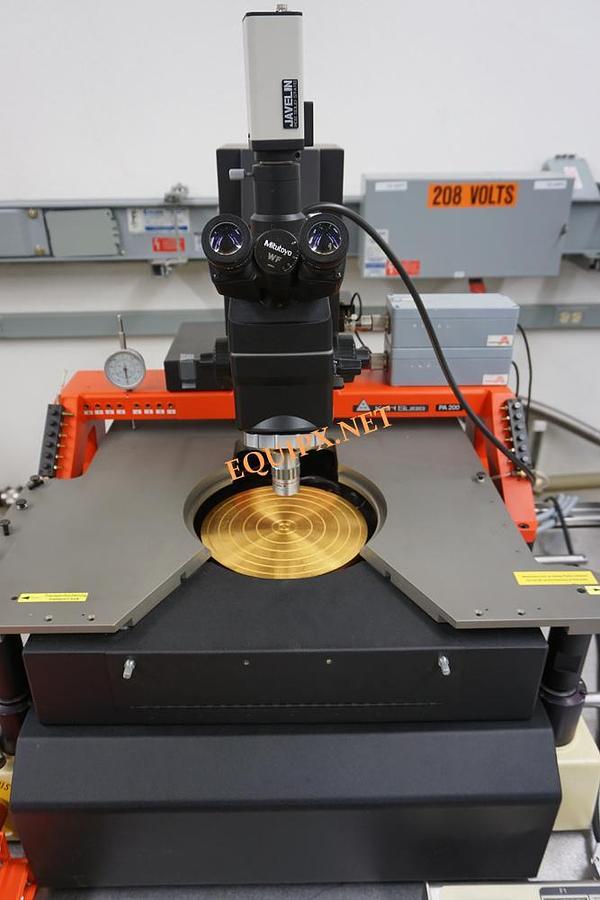 Used Karl Suss PA200 semiautomatic prober with temperature controlled 200mm chuck and dark chamber