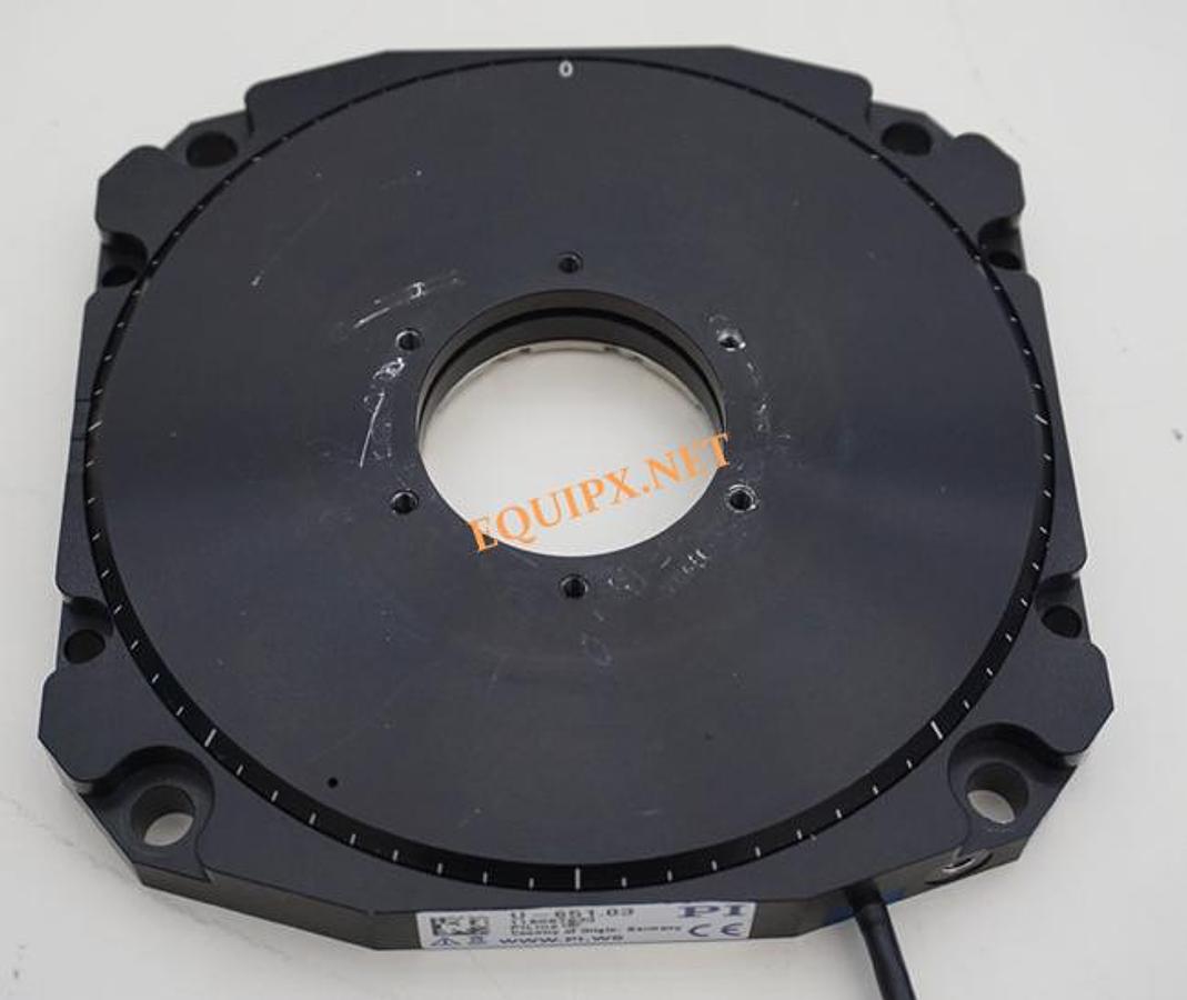 Used PI U-651.03 low Profile rotation stage with C-867.2U2 Controller