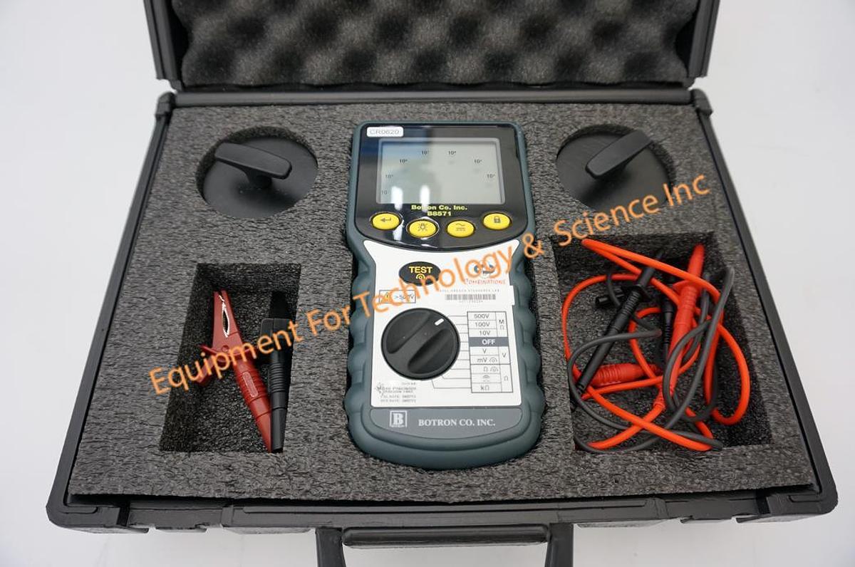 Used AVO Int'l Botron Company B8571 surface resistivity test kit