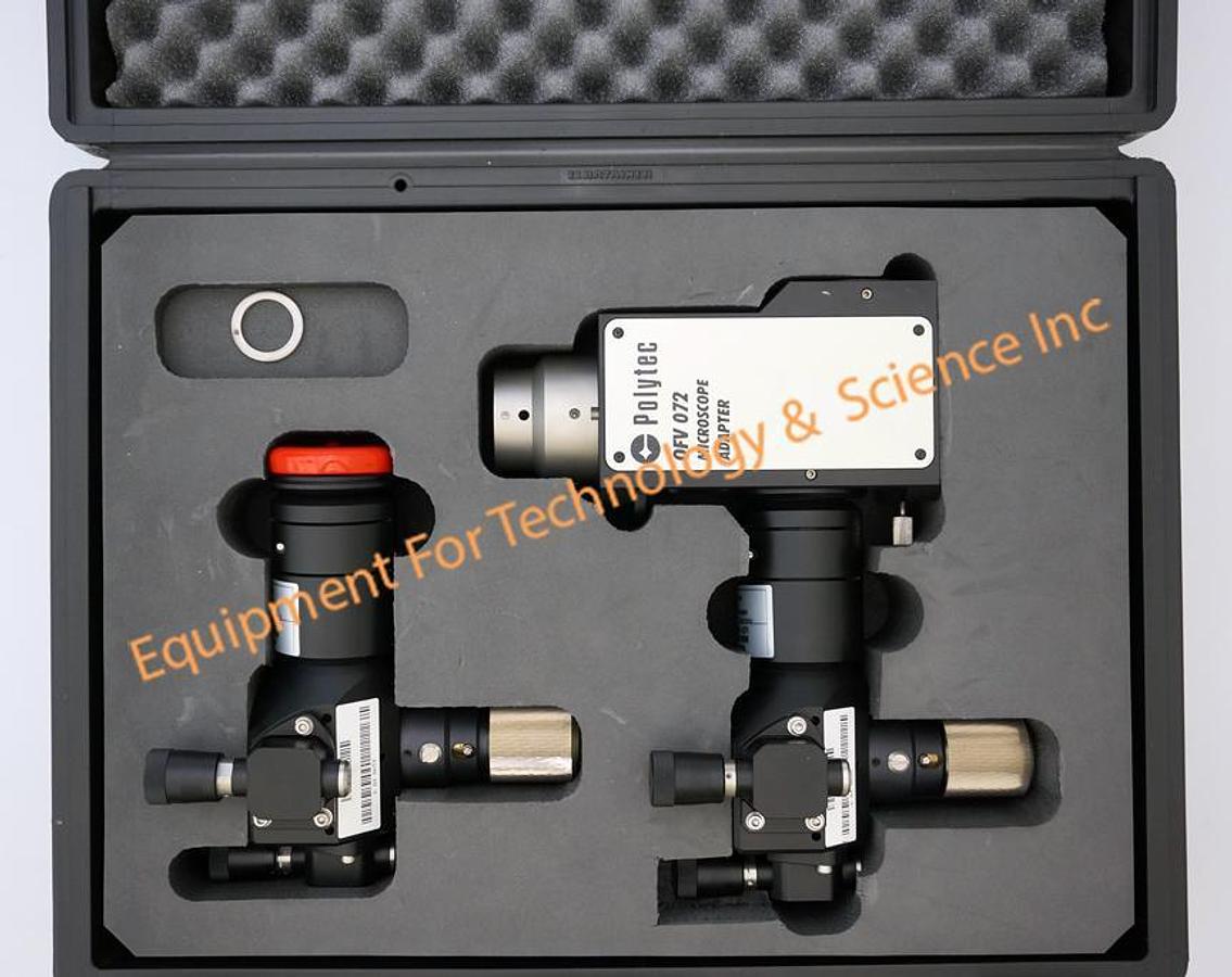 Used Polytec OFV-071, OFV-072 laser vibrometer scan module