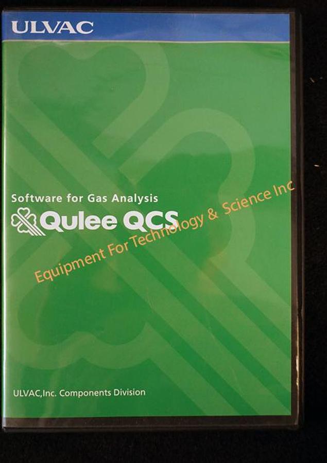 Used Ulvac Qulee BGM-102L Residual Gas Analyzer with Pfeiffer dry pumping system 1-100amu EM tube/Faraday cup