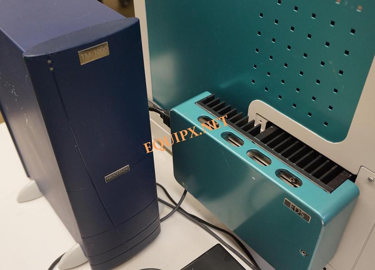 Used Hitachi TM1000 tabletop SEM with Oxford EDS and motorized stage