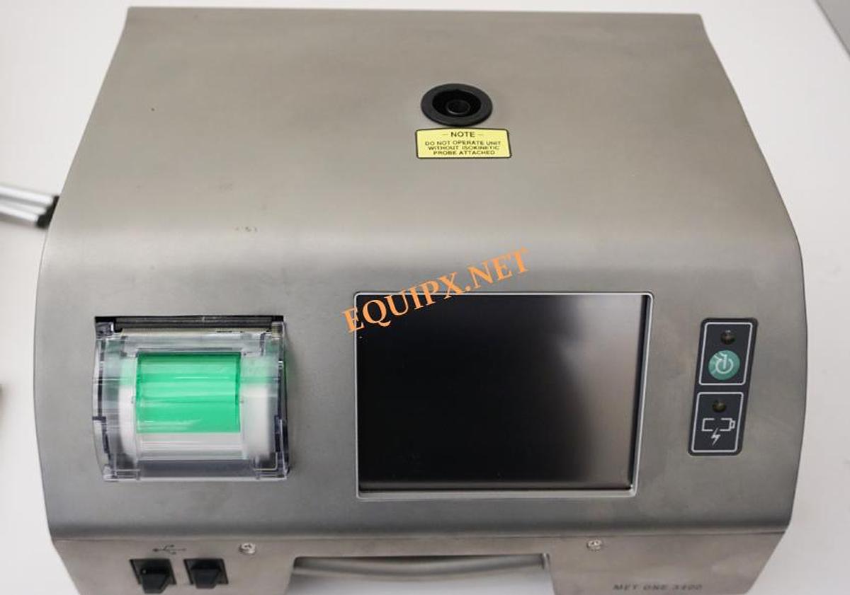 Used Beckman Coulter 3400 particle counter with PortAll Ver.2 software and 1 battery