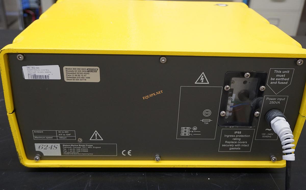 Used Watson Marlow 624S variable speed Washdown Peristaltic pump