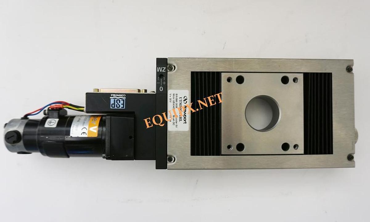 Used Newport UTM50CC1HL 0-50mm(2")  Linear Translation Stage with DC servo, 1um resolution and speed 20mm/s