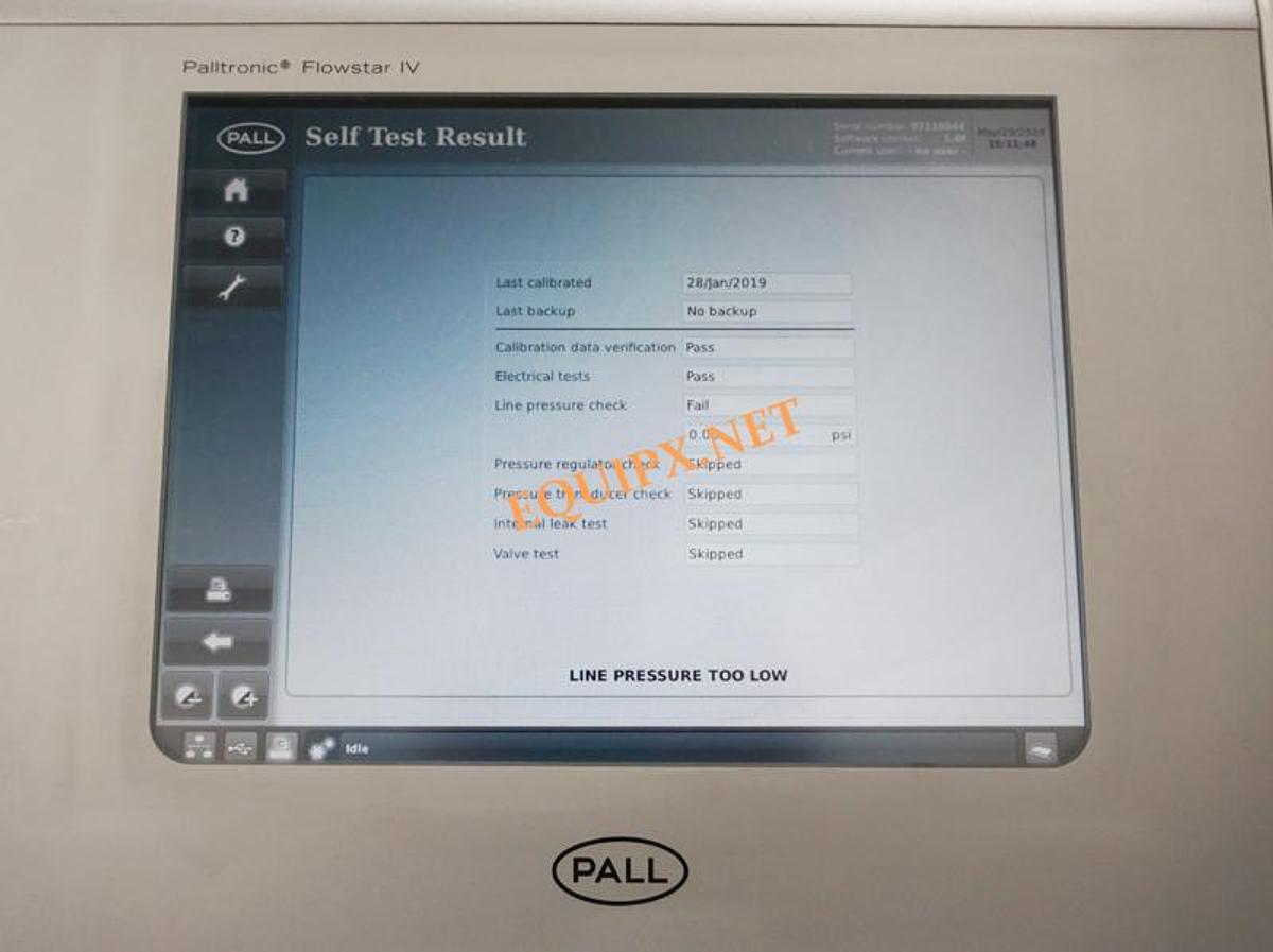 Used Pall Flowstar IV Filter integrity tester S version