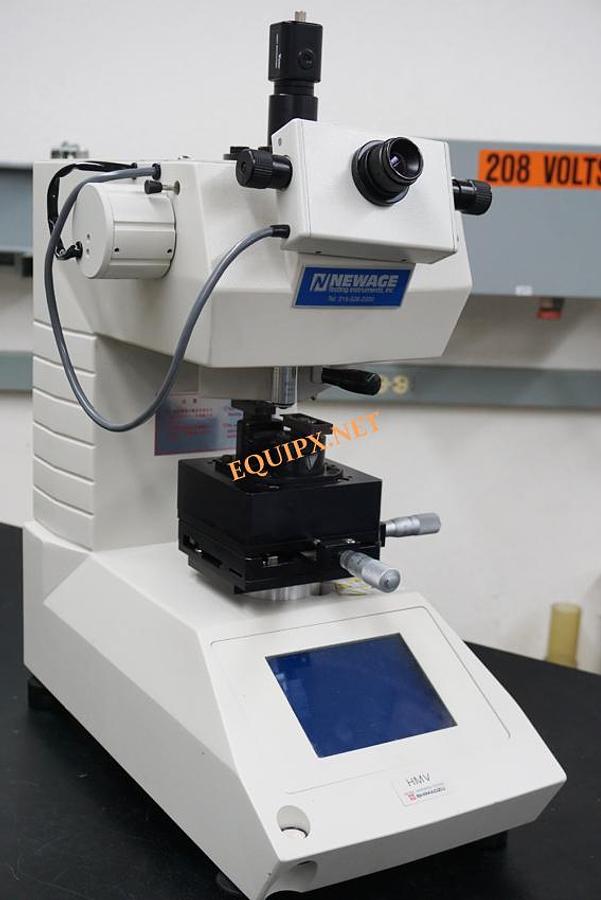 Used Shimadzu HMV-2T microhardness tester with auto revolving nosepiece