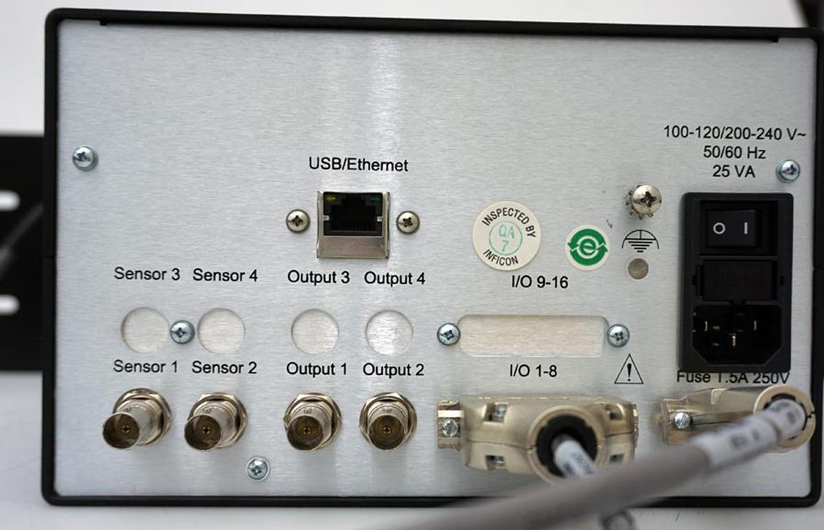 Used Inficon FTC-2800 2 channel quartz crystal thin film monitor