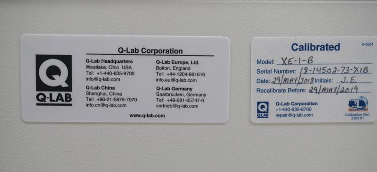 Used 2018 Q-Lab Q-Sun XE1B Xenon Accelerated Weathering Test Chamber- NEW NEVER INSTALLED