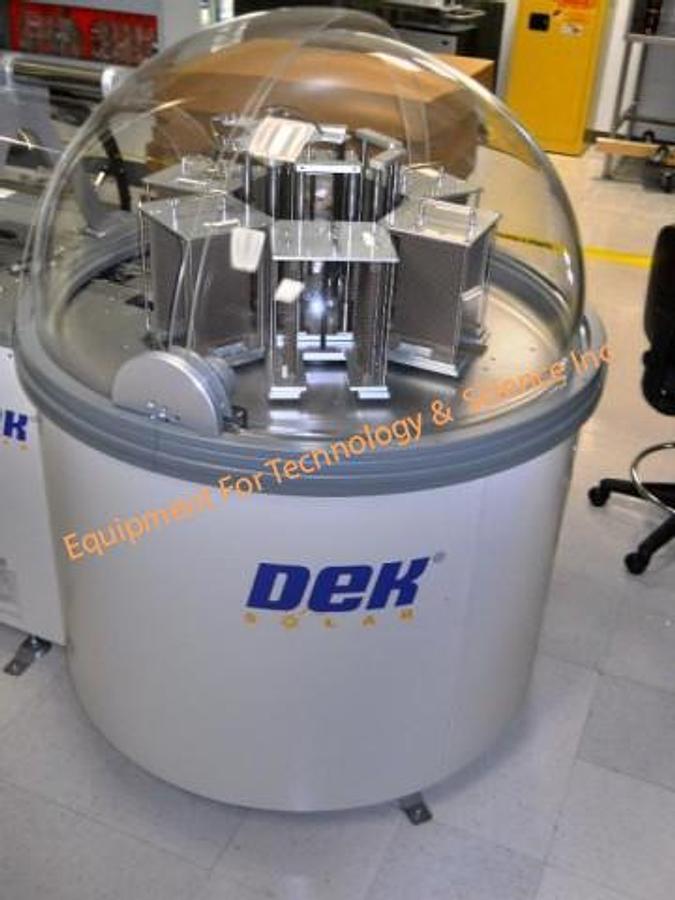 Used Dek PV1200-Series Metallization Line