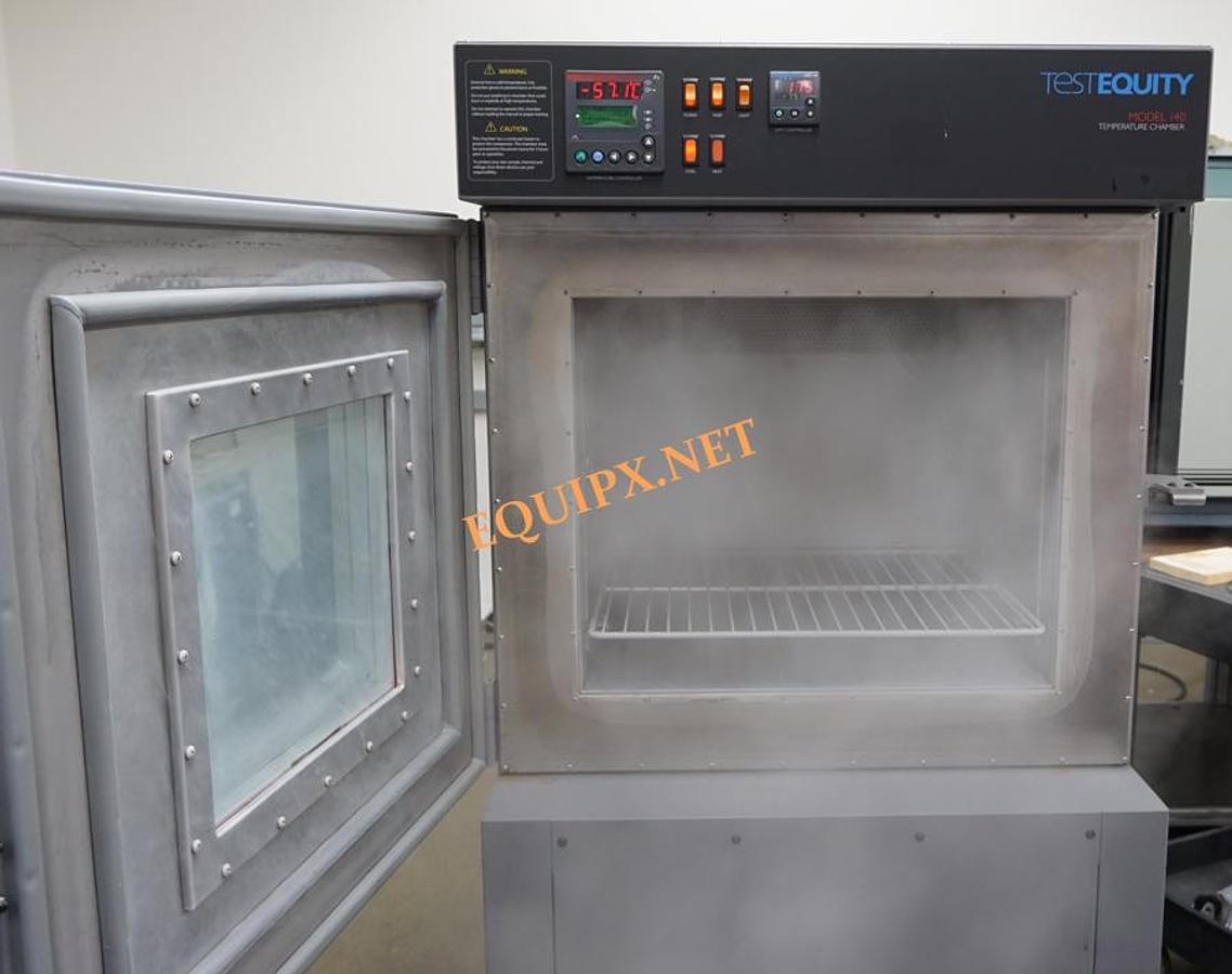 Used Test Equity 140 temperature chamber, 4 cuft, -73C to +175C,