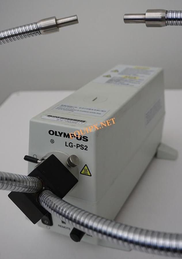 Used Olympus SZX12 with dual objective turret and fiber light